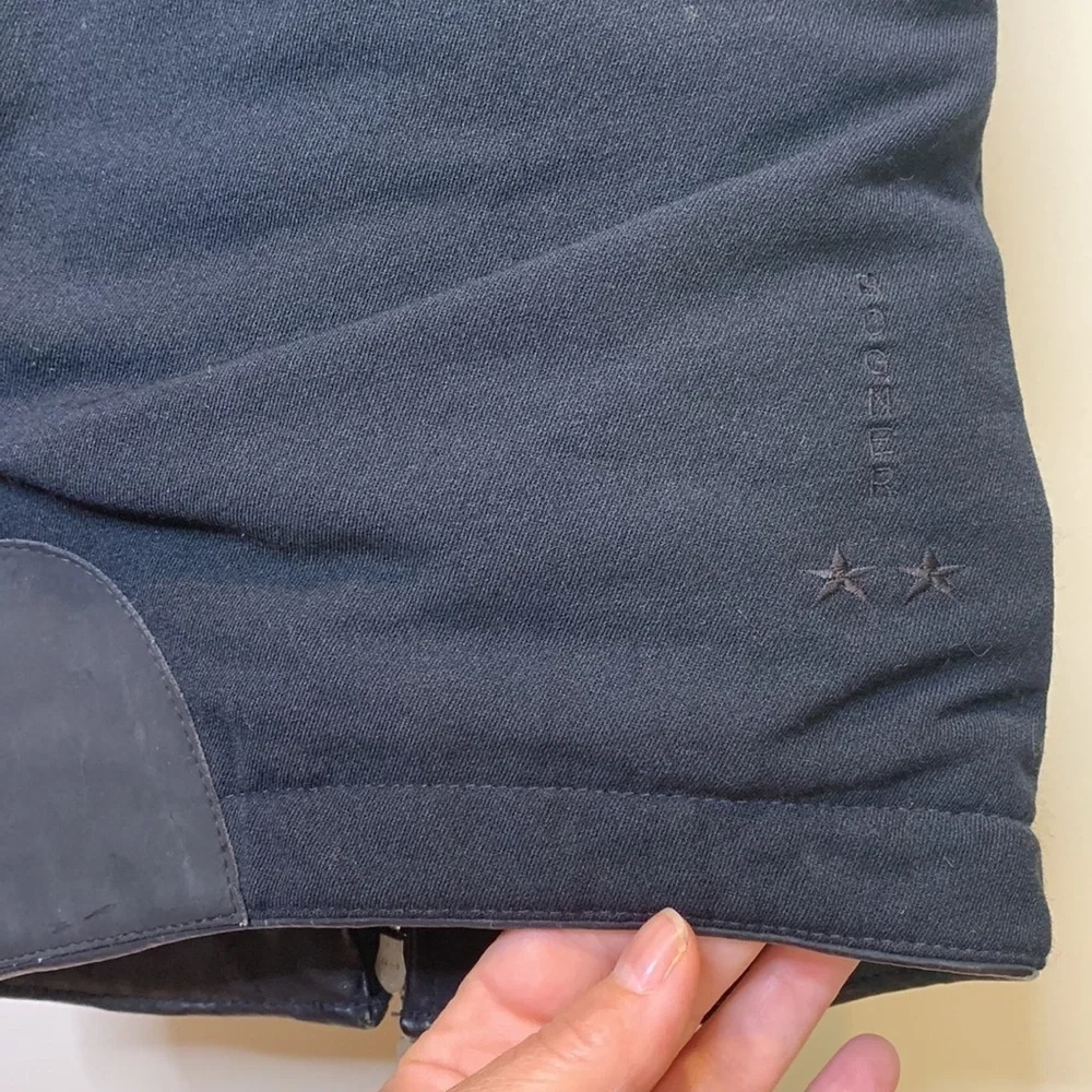 Bogner | Matte Black Vintage Ski Snow Snowboard Insulated Nylon Wool Blend Pants